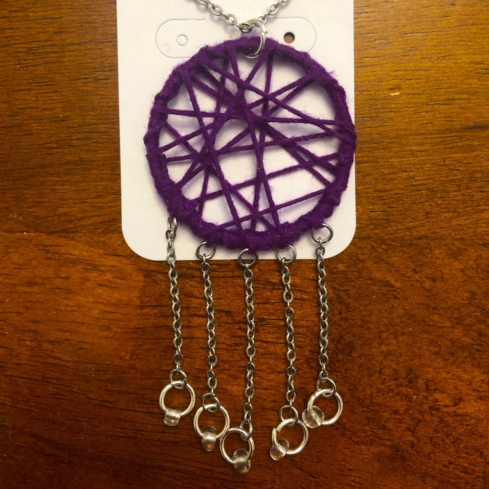 2️⃣/$40 Purple Dream Catcher Necklace